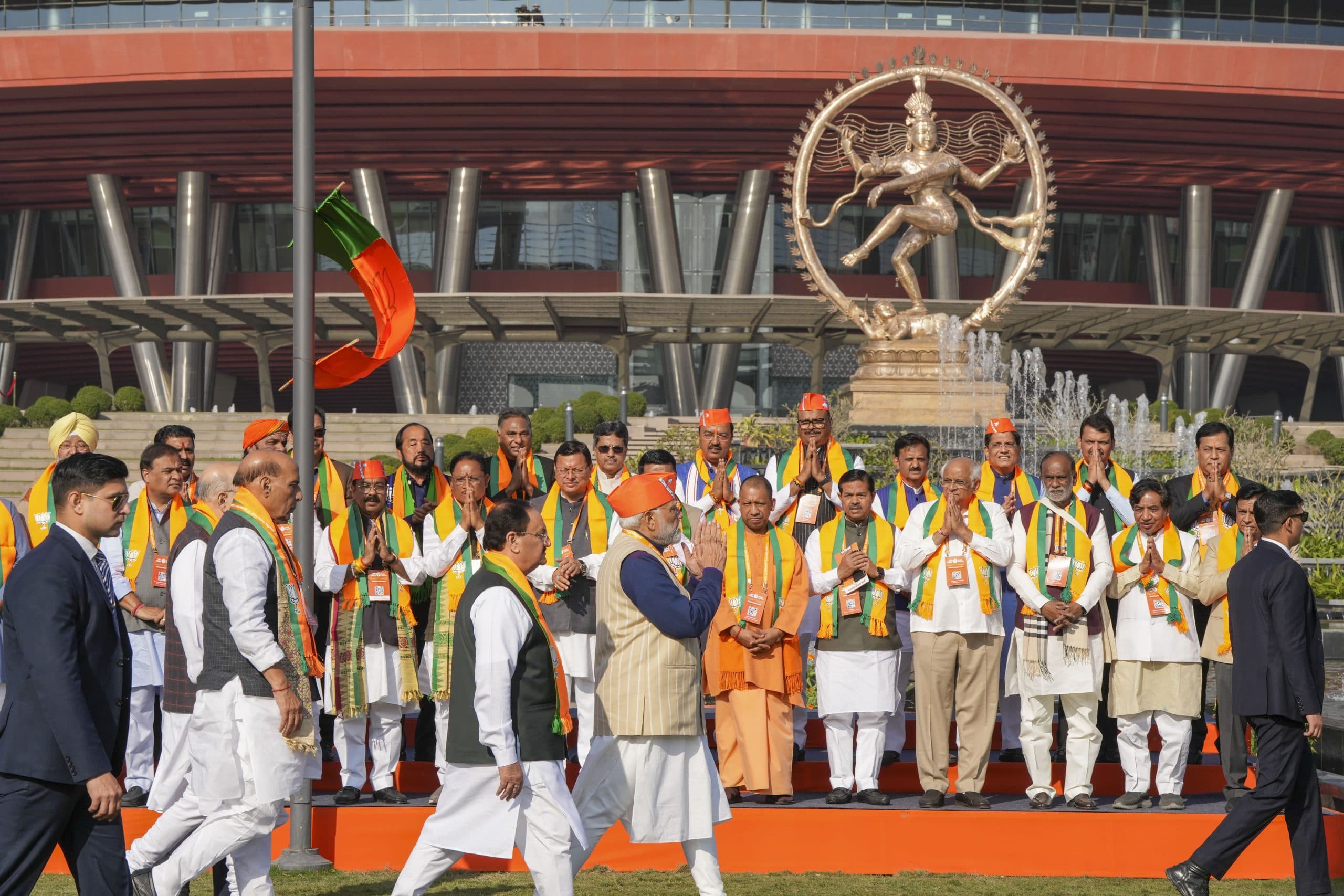 BJP राष्ट्रीय अधिवेशन : प्रस्ताव में राम मंदिर प्राण प्रतिष्ठा समारोह के लिए मोदी की सराहना