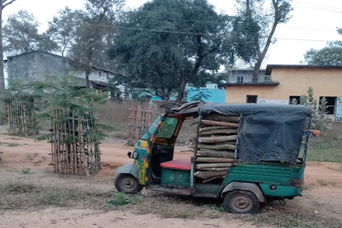 पलामू: चार टेंपो अवैध लकड़ी जब्त, सभी चालक फरार, प्राथमिकी दर्ज