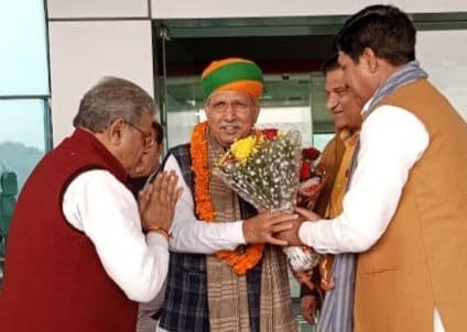 UP Election 2022: केंद्रीय मंत्री अर्जुन मेघवाल ने बीजेपी नेताओं से की मुलाकात, चुनाव में जीत के दिए मंत्र
