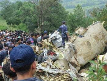 नेपाल : दुर्घटनाग्रस्त विमान का मलबा मिला