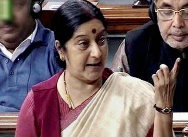 सुषमा स्वराज ने सदन मे दिया जवाब, मेरी बेटी ने ललित मोदी से एक पैसा नहीं लिया