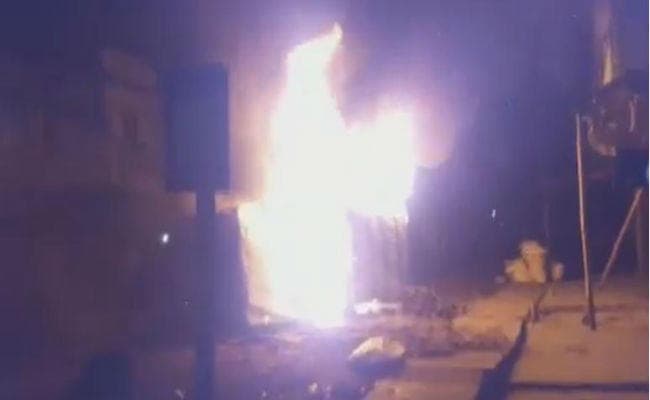 प्रतिमा विसर्जन के दौरान दो पक्षों में तनाव, सुरक्षा कड़ी