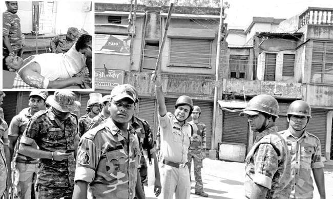 खड़गपुर : दो समुदायों के बीच हिंसक झड़प, ओसी सहित 36 पुलिसकर्मी जख्मी