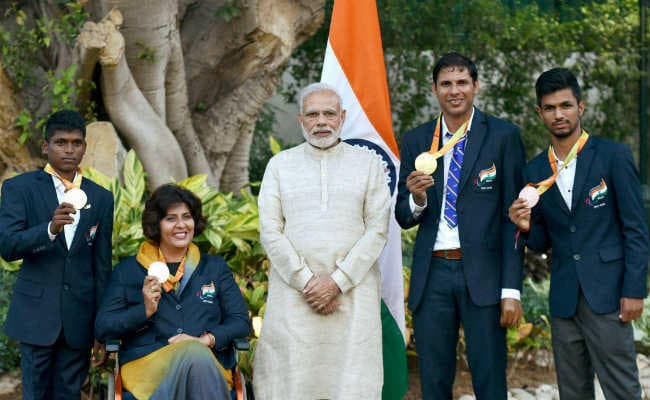 प्रधानमंत्री ने रियो परालंपियन से मुलाकात की