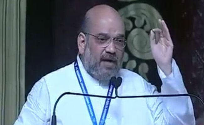 अमित शाह ने कहा-कश्‍मीर भारत का अटूट हिस्सा, कोई नहीं छीन सकता