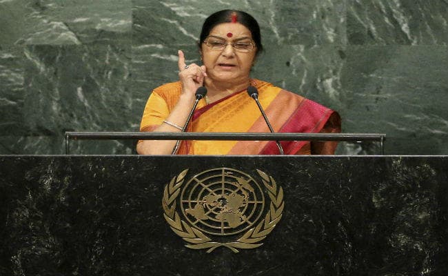 संयुक्त राष्ट्र में सुषमा बोलीं,  कुछ देश आतंकवाद पालने के शौकीन