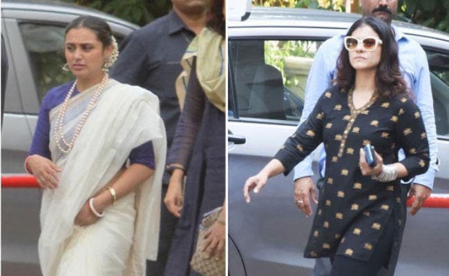 PHOTOS: दूरियां खत्म, रानी मुखर्जी से मिलने पहुंची काजोल