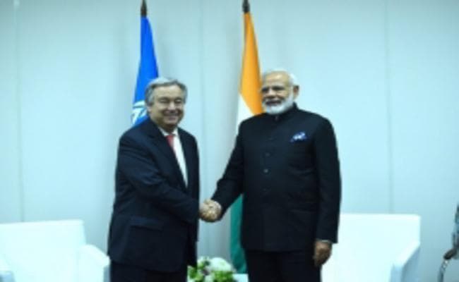 पीएम मोदी ने संयुक्त राष्ट्र प्रमुख गुतारेस से मिल दिया आतंकवाद से मुकाबले का मंत्र, बहुपक्षवाद पर दिया जोर