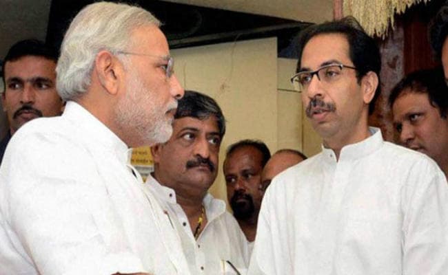 नरेंद्र मोदी के बुलेट ट्रेन पर सहयोगी उद्धव ठाकरे की शिवसेना ने प्रधानमंत्री का नाम लेकर कसा तंज