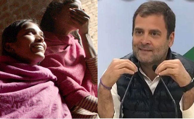 राहुल गांधी ने ‘पीरियड : एंड ऑफ सेंटेंस'' के निर्माण टीम को बधाई दी