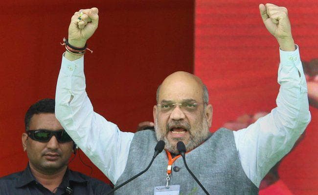 हैदराबाद में बोले अमित शाह - भाजपा का घोषणापत्र देश को महान बनाने का दस्तावेज