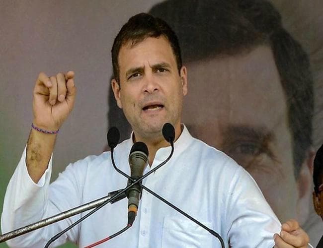 राहुल गांधी ने पीएम मोदी को बताया बॉक्‍सर, कहा- अपने ही कोच आडवाणी जी को मारा ''मुक्‍का''