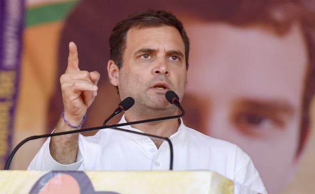 कांग्रेस अध्यक्ष राहुल ने कहा- चाहे जितना परिवार को कोसें, चुनाव में परास्त करके ही रहूंगा