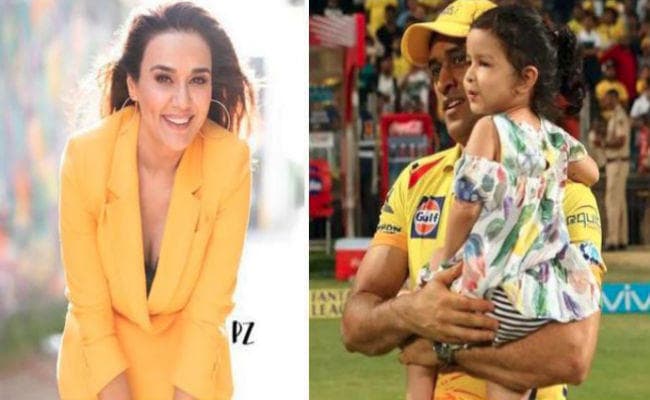 IPL मैच के दौरान प्रीति जिंटा ने कहा- धौनी बचकर रहना, जीवा को कर लूंगी किडनैप