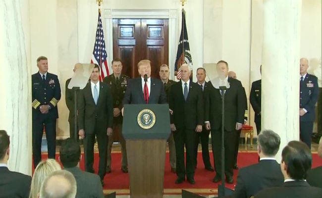 ट्रंप की शांति की पेशकश, कहा ईरानी हमले में एक भी अमेरिकी को नुकसान नहीं पहुंचा