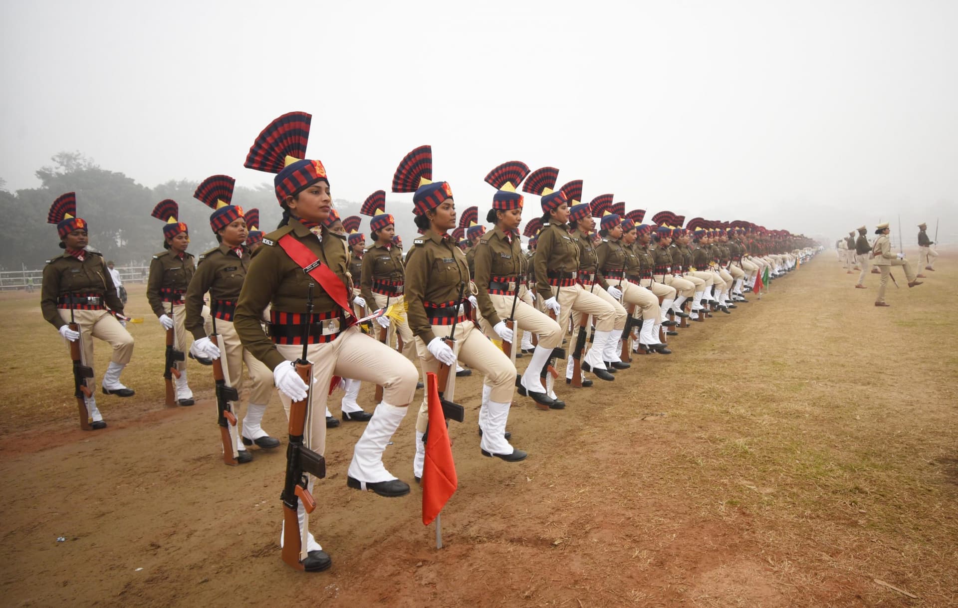 पटना के गांधी मैदान में गणतंत्र दिवस समारोह के फाइनल रिहर्सल की देखिए PHOTOS, नवनियुक्त आईपीएस ने किया नेतृत्व