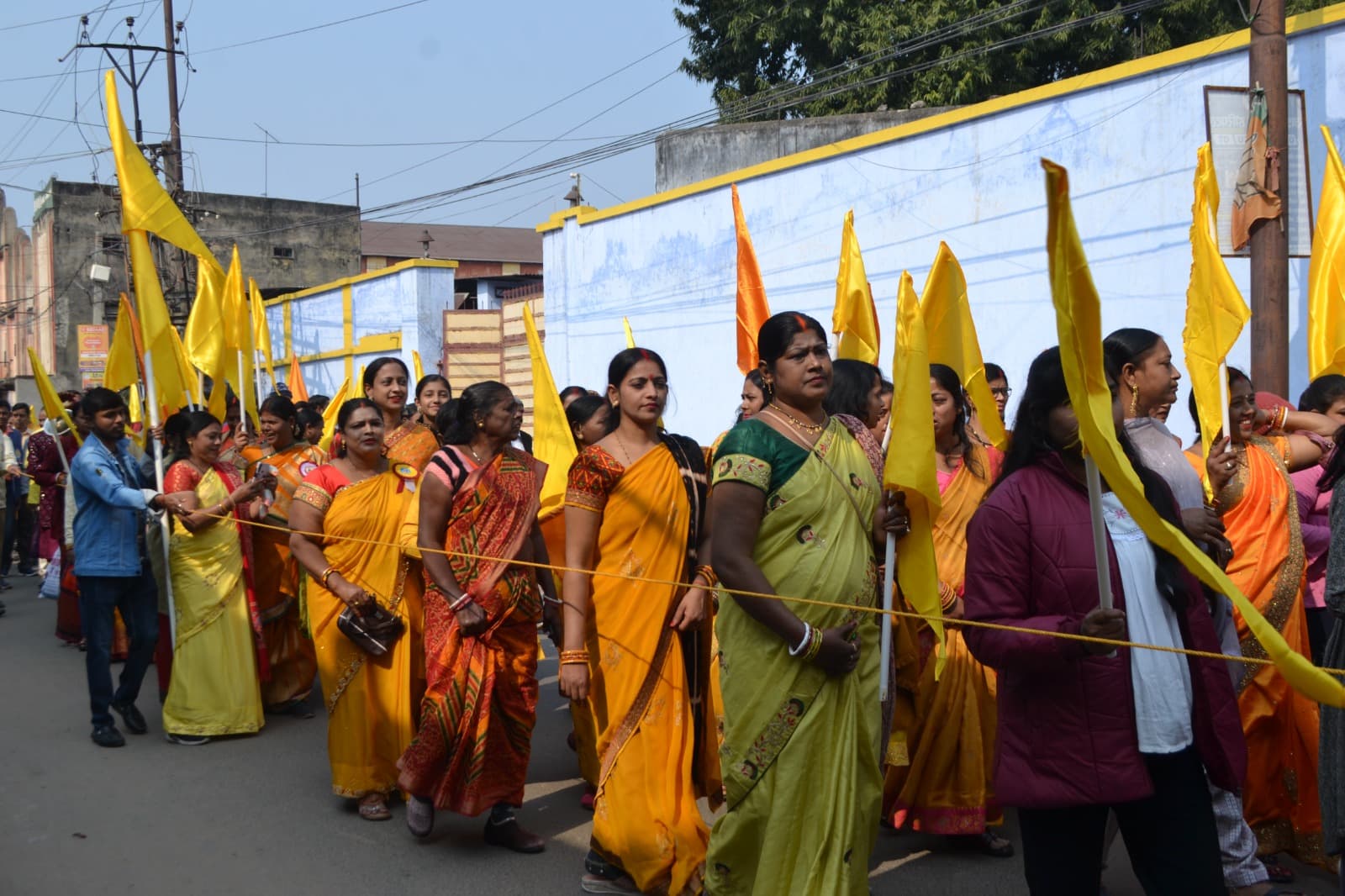 गिरिडीह : महाराज अहिबरन की जयंती पर शहर में निकली भव्य शोभायात्रा