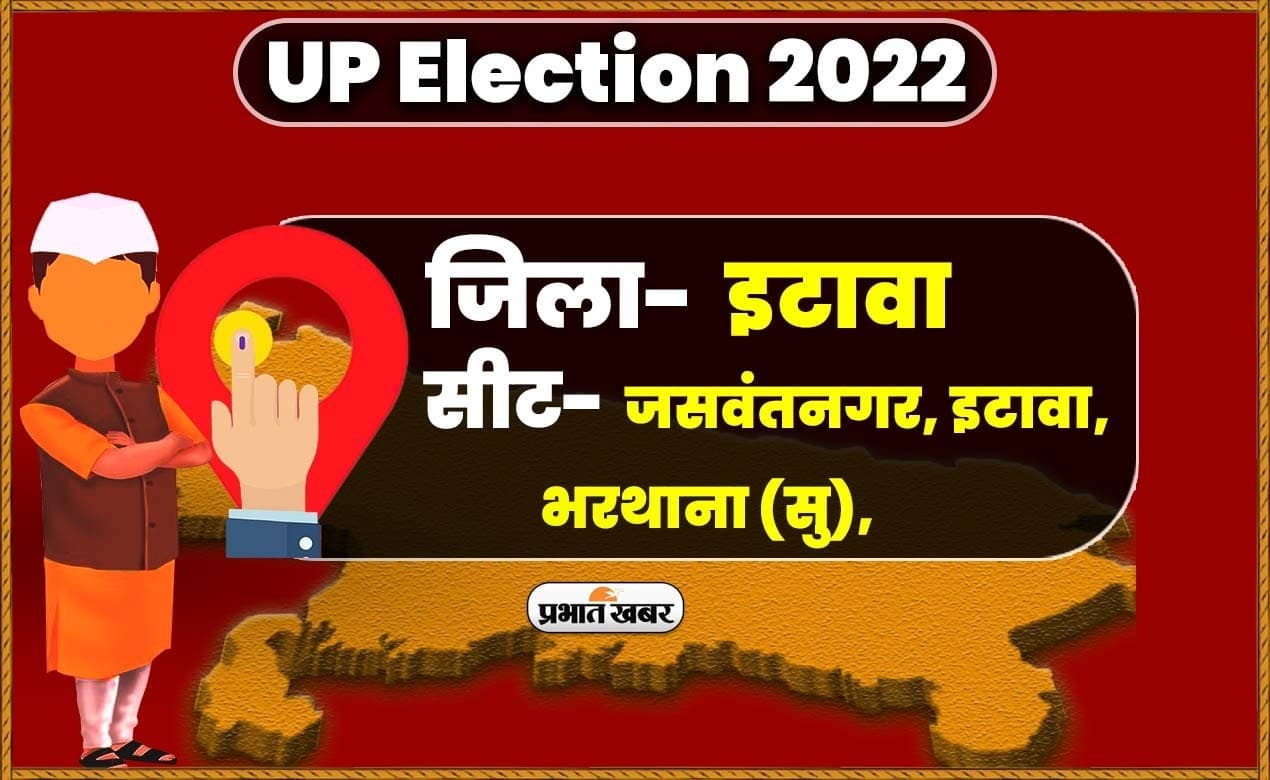 Etawah Vidhan Sabha Chunav 2022: इटावा की तीन सीटों पर वोटिंग खत्म, शाम पांच बजे तक 58.35 फीसदी मतदान