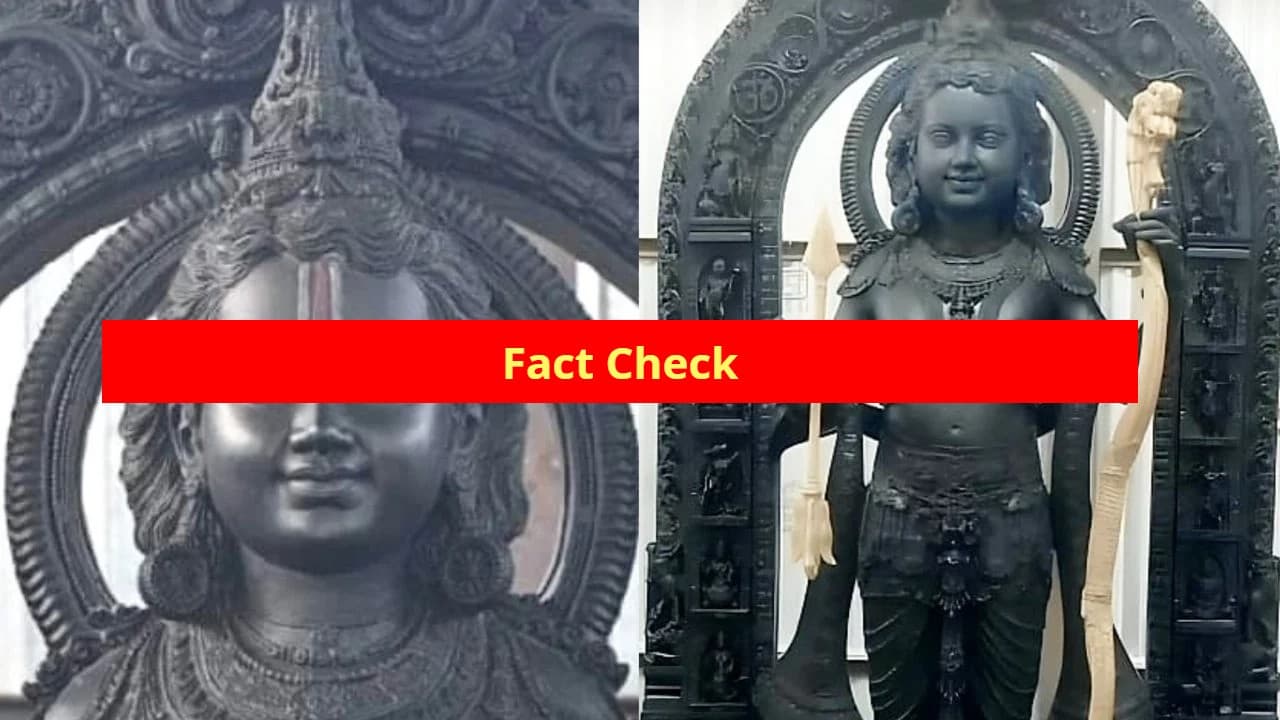 Fact Check : रामलला की वायरल हुई पहली तस्वीर का क्या है सच? मुख्य पुजारी ने उठाया पर्दा