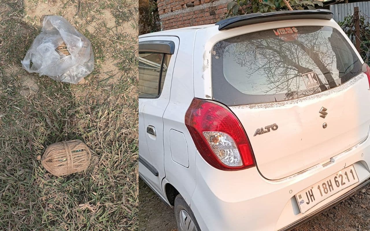 झारखंड: साहिबगंज में ऑल्टो कार से दो बम बरामद, जांच में जुटी पुलिस, एक माह पहले इसी कार में मिला था बम