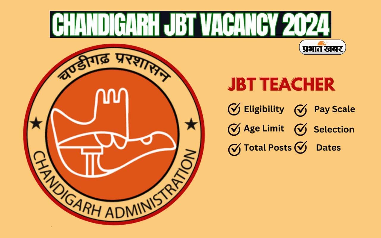 Chandigarh JBT Recruitment 2024: शिक्षक भर्ती के लिए नोटिफिकेशन जारी, जानें आवेदन प्रक्रिया