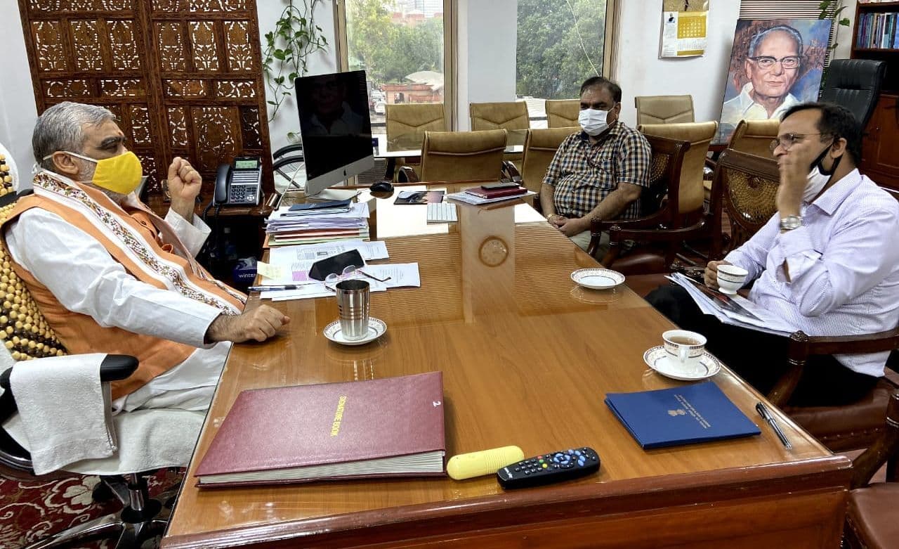 दिल्ली से पटना के 80 डॉक्टरों को वीडियो कॉन्फ्रेंसिंग से दी गयी ट्रेनिंग, केंद्रीय टीम के साथ मंत्री अश्विनी चौबे ने की बैठक