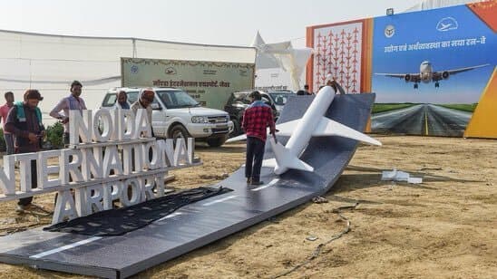 Indian Railway और UP सरकार ने Noida हवाई अड्डे के लिए नए रेल लिंक को मंजूरी दी एयरपोर्ट के अंदर बनेगा स्टेशन