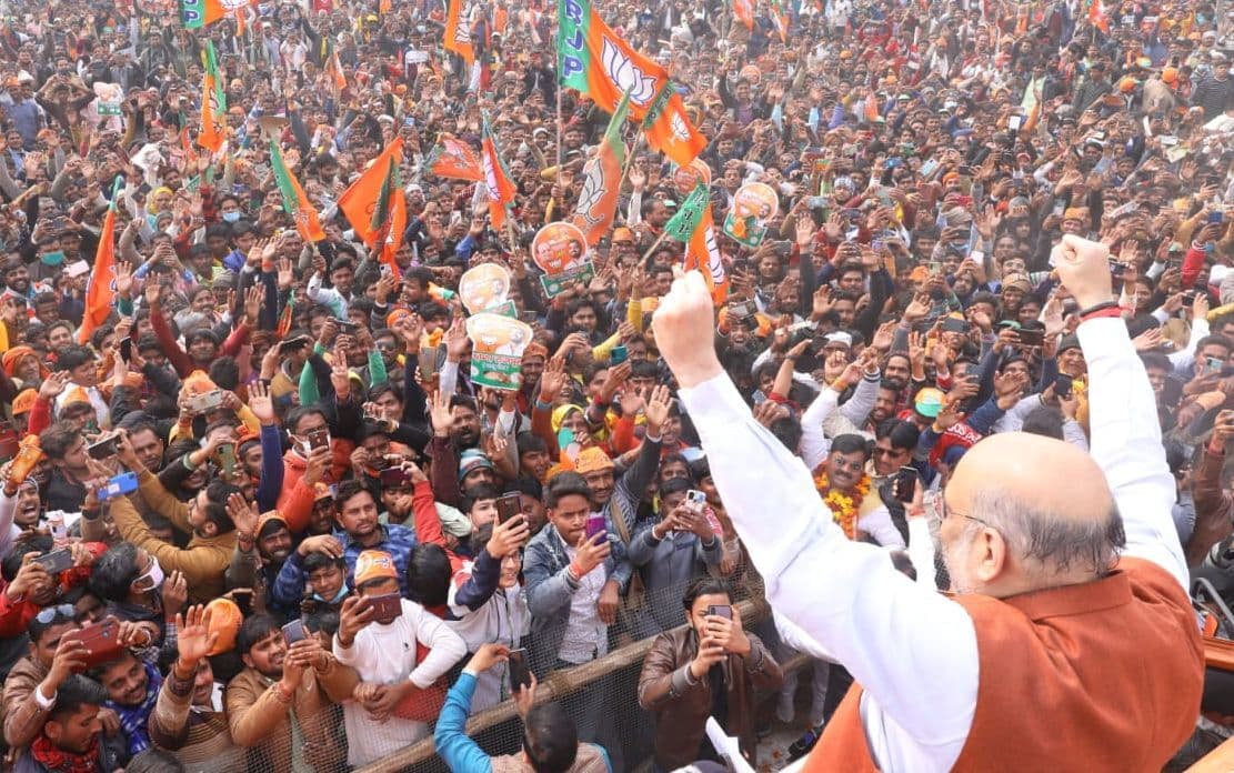 UP Election: जहां SP-BJP के बीच कांटे की टक्कर वहां अमित शाह की एंट्री, सहारनपुर में घर-घर मांगे वोट