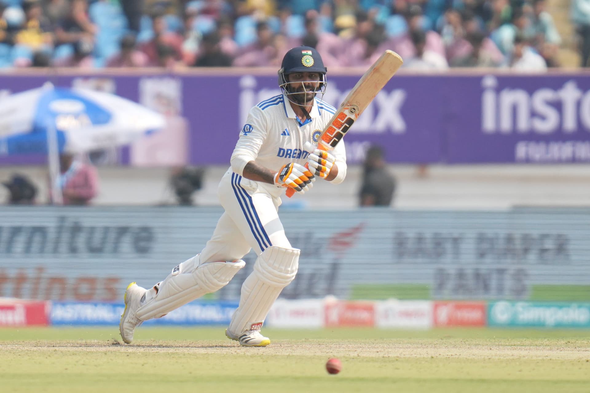 IND vs ENG 3rd Test: कप्तान रोहित शर्मा के बाद रवींद्र जडेजा ने भी जड़ा अर्द्धशतक, भारत का स्कोर 150 के पार
