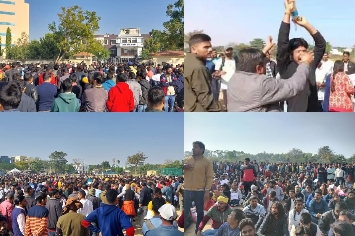 झारखंड: JSSC की 'तारीख पे तारीख' से नाराज छात्रों का विरोध प्रदर्शन,आत्मदाह की कोशिश करनेवाला छात्र हिरासत में