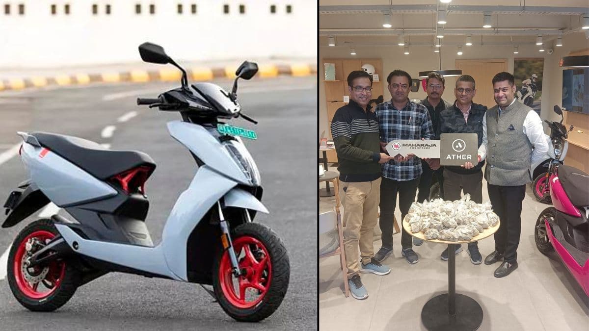 जयपुर के एक शख्स ने सबको हैरत में डाला...10 रुपये के सिक्कों से खरीदी Ather 450 इलेक्ट्रिक स्कूटर!