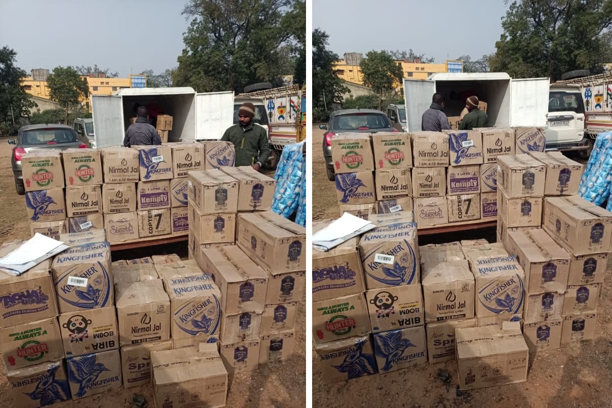 गिरिडीह के रास्ते बिहार जा रही अवैध शराब की बड़ी खेप जब्त, हिरासत में तीन, मास्टरमाइंड की तलाश