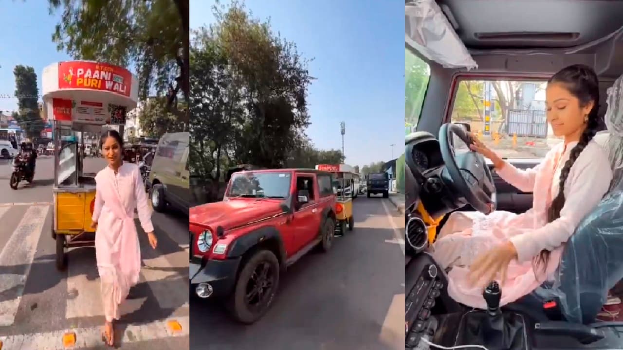 Thar पर पानी पूरी बेचती है 'गोलगप्पा गर्ल'! वीडियो देख चौंके आनंद महिंद्रा, ट्विटर पर कही बड़ी बात