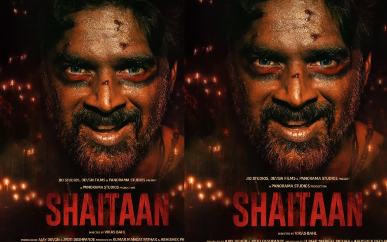Shaitaan: आर माधवन का पहला लुक देख डर जाएंगे, नीली आंखों में बेहद भयानक दिखे एक्टर, बोले- 'मैं हूं शैतान'