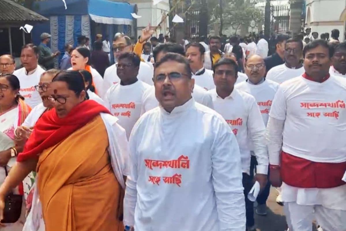 पश्चिम बंगाल : संदेशखाली मुद्दे पर विधानसभा में हंगामा, शुभेंदु अधिकारी समेत 6 बीजेपी विधायक सस्पेंड