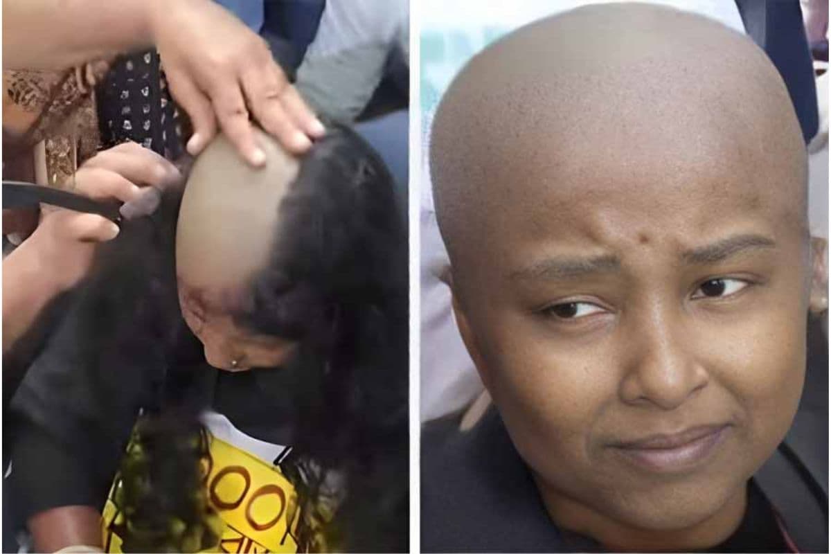 WB : एसएलएसटी नौकरी के इच्छुक उम्मीदवार महिलाओं ने सिर मुंडवाकर किया प्रदर्शन,सौगत ने कहा, हो रहा है ड्रामा