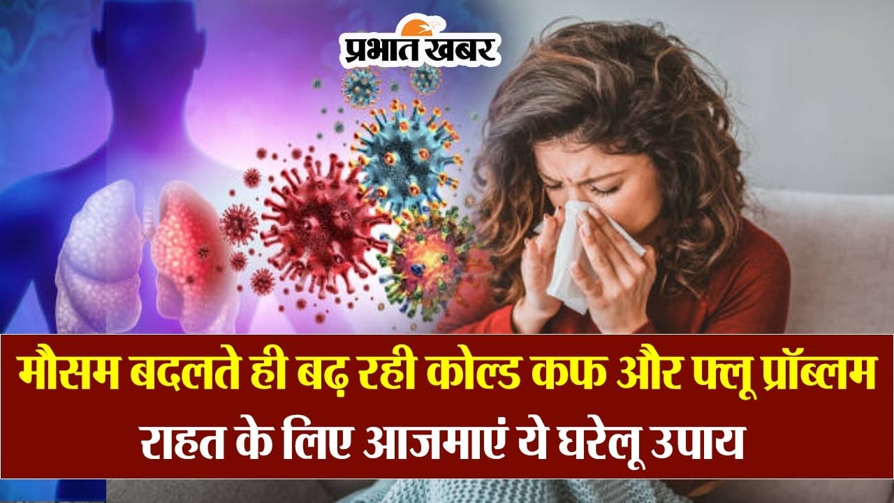 VIDEO : कोल्ड, फीवर, फ्लू से हैं परेशान,राहत के लिए ट्राई करें ये उपाय