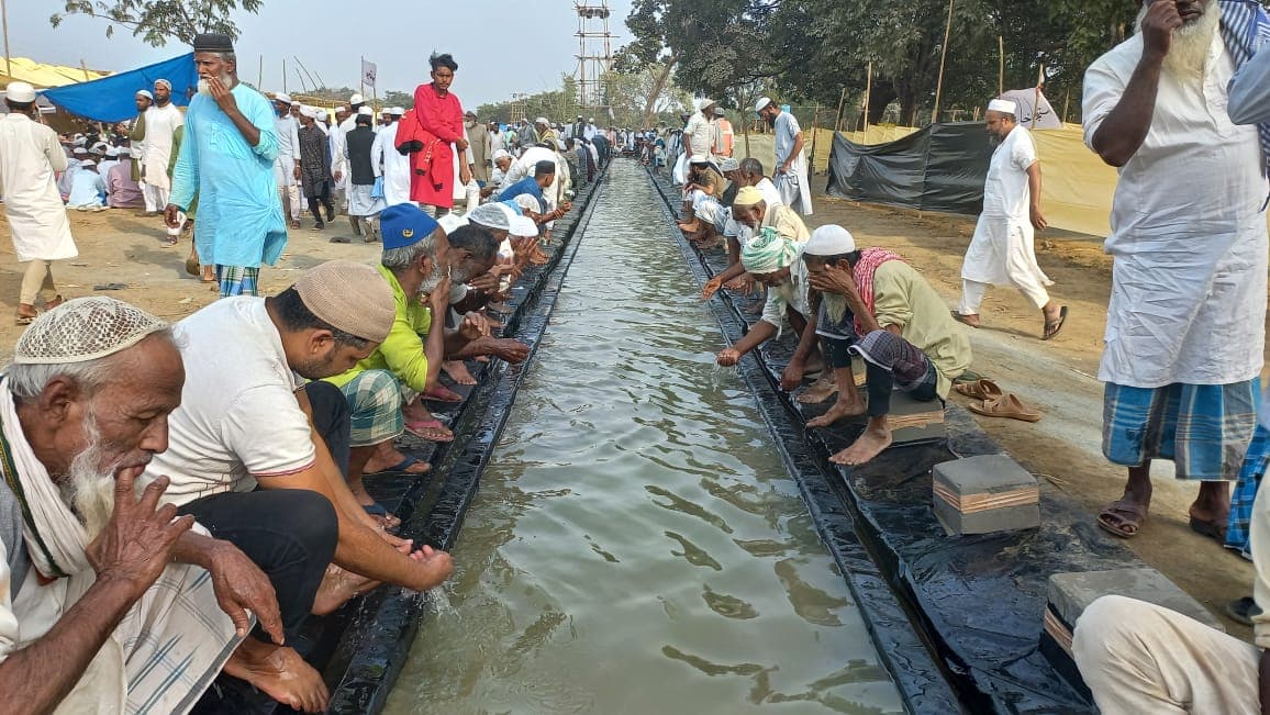 धनबाद : गोविंदपुर के आसनबनी में आयोजित तब्लीगी इज्तिमा का आज होगा समापन