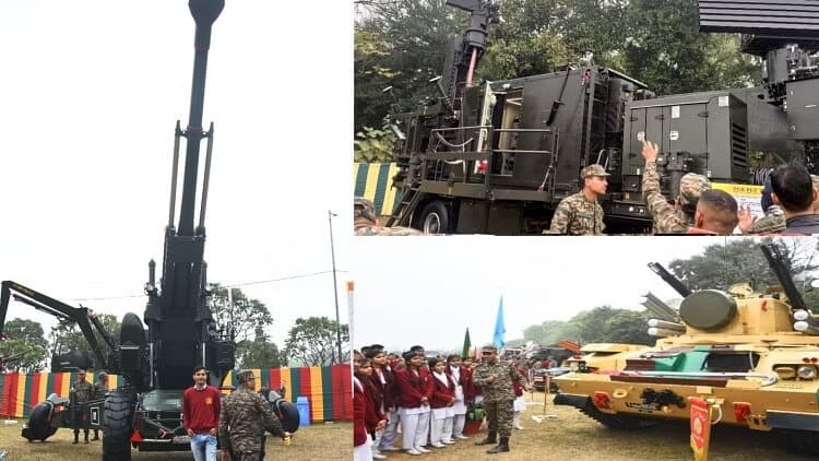 लखनऊ: नो योर आर्मी-फेस्टिवल में उमड़ी हजारों की भीड़, सेना के हथियारों और उपकरणों का प्रदर्शन देख लोग हुए खुश