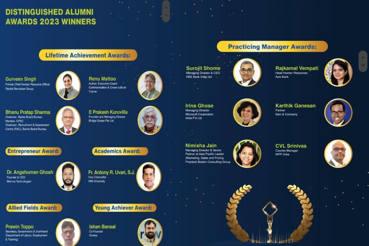 झारखंड: एक्सएलआरआई होमकमिंग 2023 में पूर्ववर्ती छात्रों का जुटान, पुरानी यादें हुईं ताजा, इन्हें मिला अवार्ड