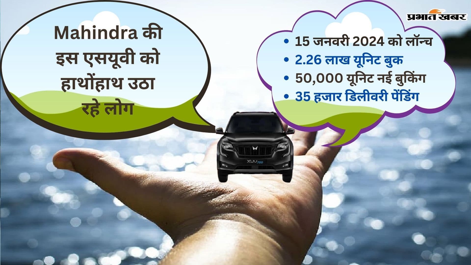 Mahindra की इस एसयूवी को हाथोंहाथ उठा रहे लोग! फरवरी में फ्रेश 50,000 यूनिट बुक Mahindra की इस एसयूवी को हाथोंहाथ उठा रहे लोग! फरवरी में फ्रेश 50,000 यूनिट बुक