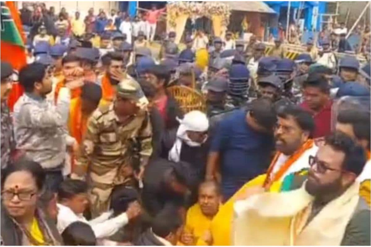 संदेशखाली और सुकांत मजूमदार पर हमले के विरोध में बीरभूम और बर्दवान में हंगामा, समर्थकों  के साथ पुलिस की झड़प