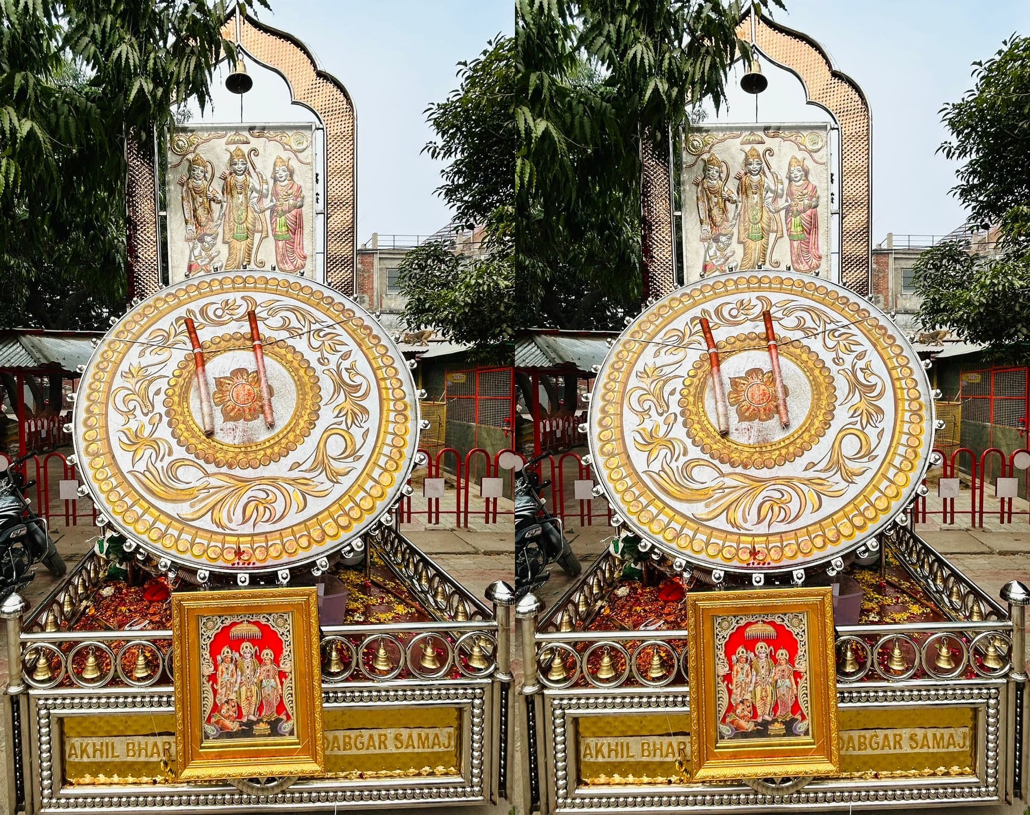 Ram Mandir: अयोध्या पहुंचा 500 किलो का नगाड़ा, राम मंदिर प्रांगण में होगा स्थापित