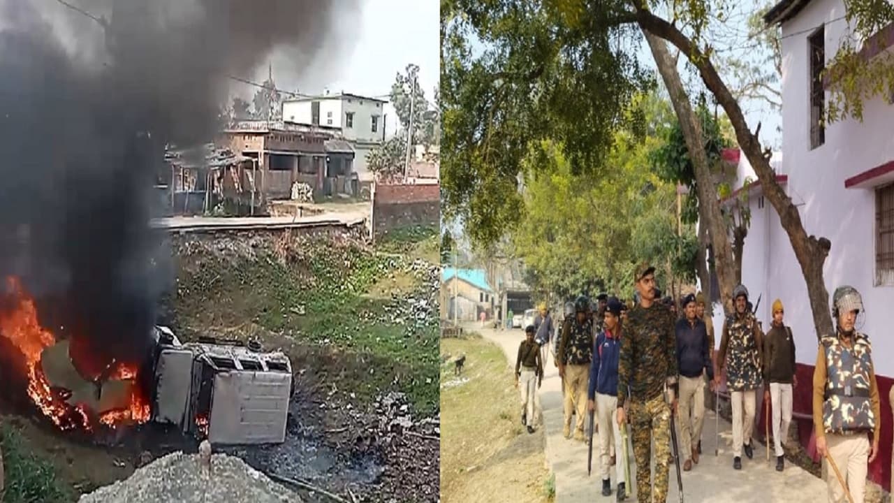 भागलपुर: रंगरा का बिगड़ा माहौल, पुलिस वाहन को भी फूंका, लापता महिला का शव मिलने पर उग्र लोगों ने काटा बवाल