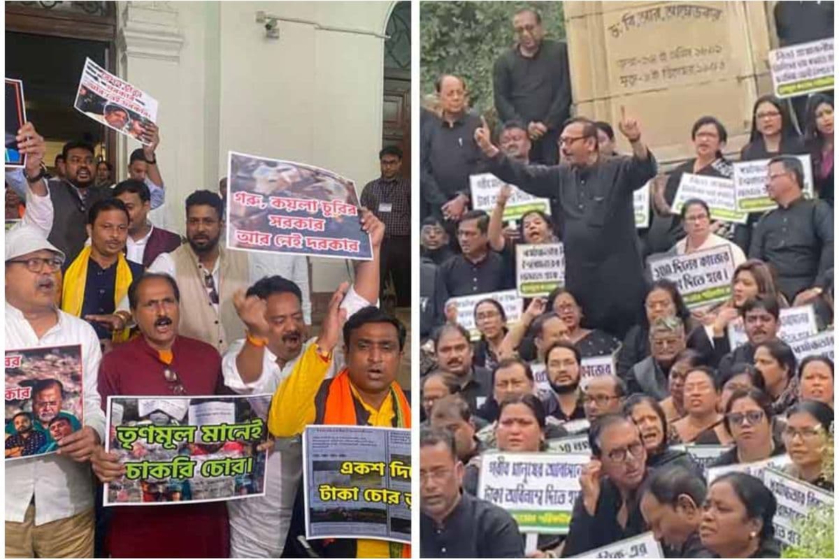 WB News : विधानसभा परिसर में तृणमूल और बीजेपी विधायकों के बीच 'चोर, चोर, चोर' के नारे लगे