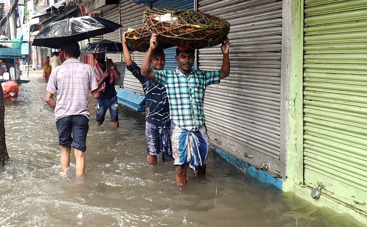Fish Rained in Bhadohi: भदोही में आसमान से बरसी मछलियां, बाल्टी और टोकरी में बटोरने लगे लोग
