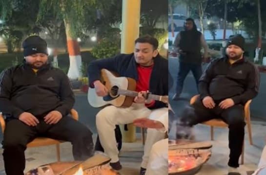 'ना छेड़ो हमें हम सताए हुए हैं...' राजद विधायकों के साथ तेजस्वी यादव ने गुनगुनाया गाना, वायरल हुआ वीडियो