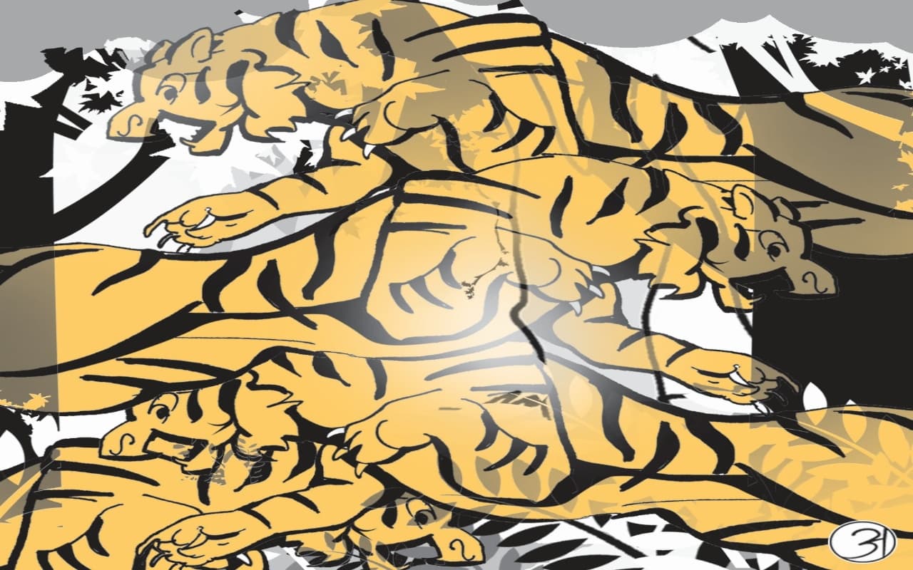 Optical Illusion: इस तस्वीर में छिपे हैं कितने टाइगर, 10 सेकेंड में सही जवाब वाले होते हैं  इंटेलिजेंट