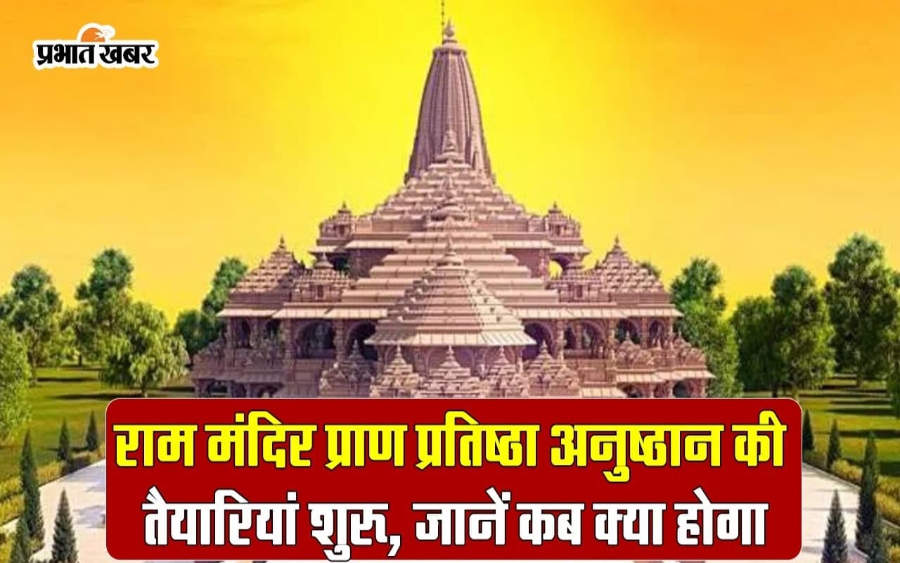 Ayodhya Ram Mandir: आज निकलेगी रामलला की शोभायात्रा, मंदिर में प्रवेश करेंगे भगवान राम