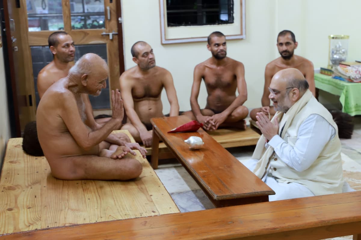 जैनमुनि आचार्य विद्यासागर महाराज के निधन पर गृह मंत्री Amit Shah ने शोक व्यक्त किया